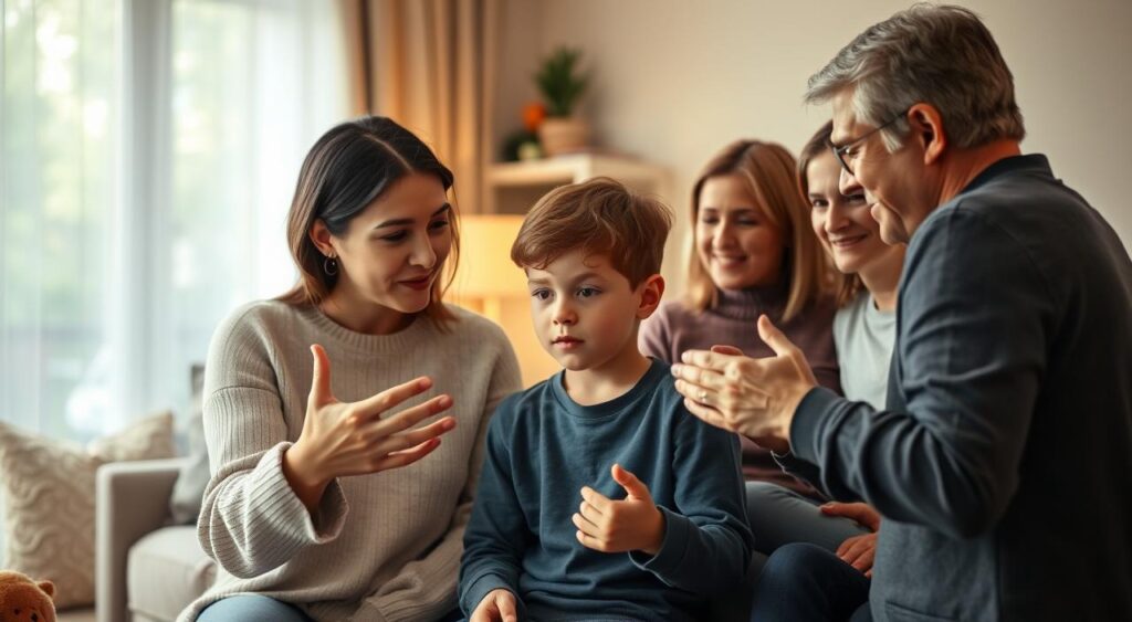 orientacao-para-familiares-de-autistas-1024x563 Apoio Emocional para Cuidadores de Autistas: 10 Dicas que Ninguém Fala